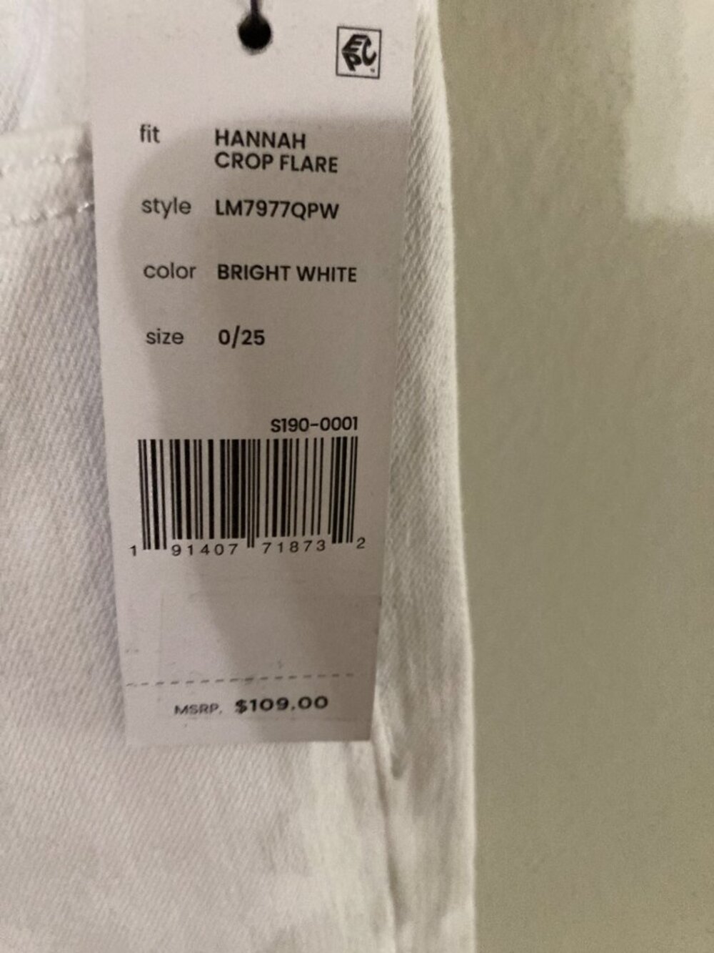 Liverpool Hannah Crop Flare White Lace Jeans Size 25  NWT - Picture 3 of 10
